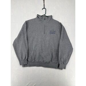 MV Sport Quarter Zip Pullover Sweater Gray Tacoma Titans Mens XL
